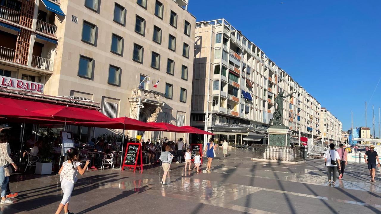 Au Coeur Du Vieux Toulon Au Calme Appartement Renove Climatise Confortable Etage Eleve Avec Ascenseur Proche Parking Et Toutes Commodites Екстер'єр фото
